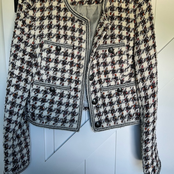 Veronica Beard Black and White Checkered Blazer - Picture 5 of 7